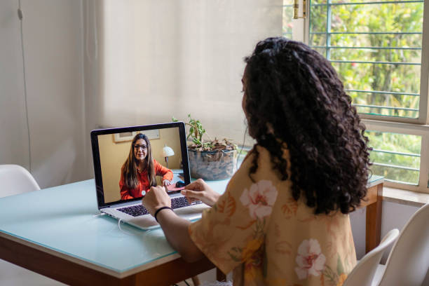 Online therapy session