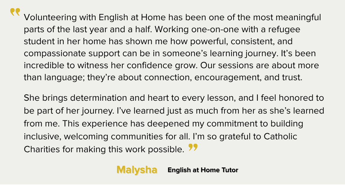 Volunteer testimonial