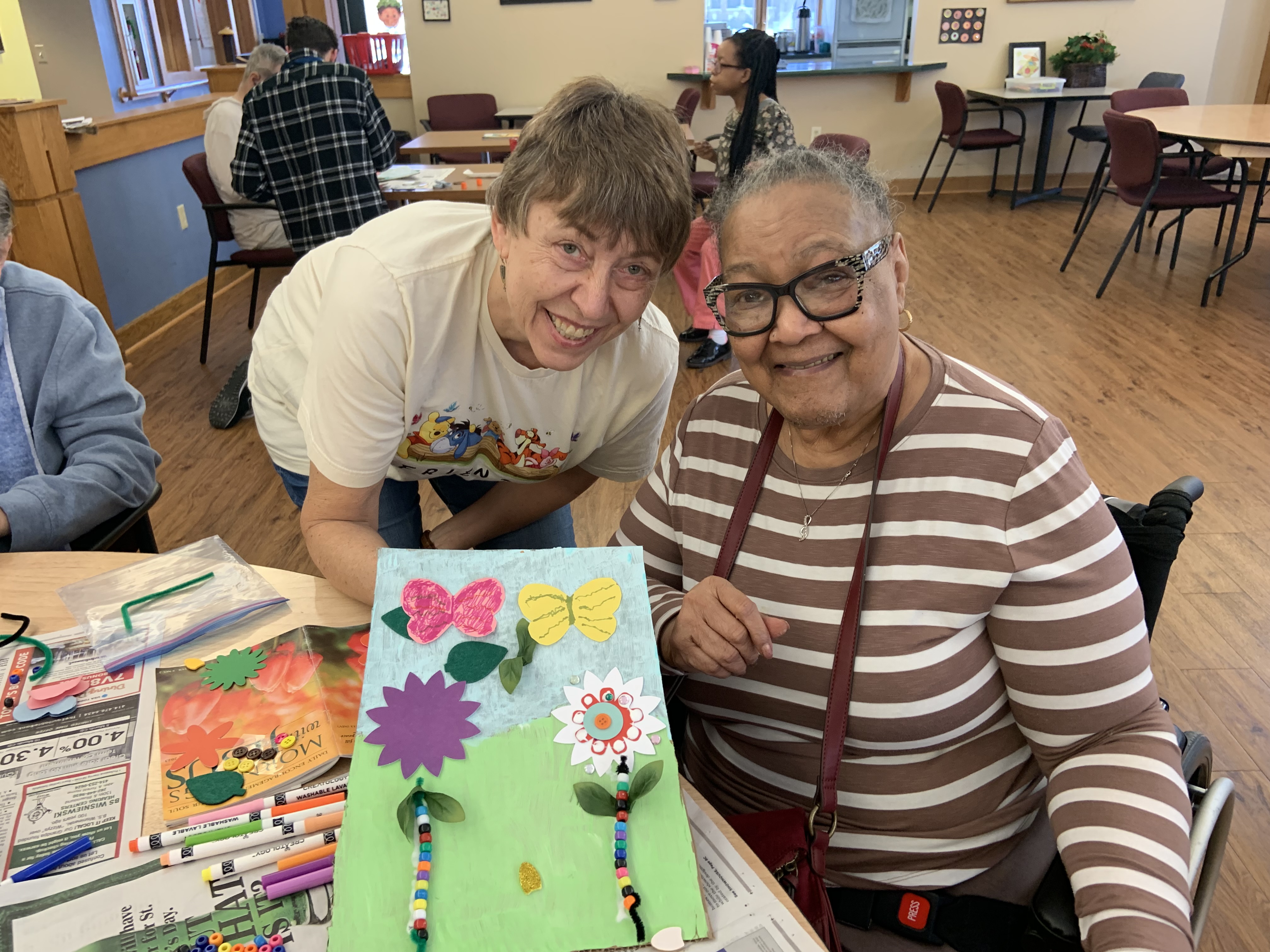 Crafts at the Adult Day Center